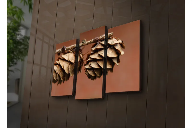 Koristeellinen Led Valaistu Canvas Taulu (3 kpl) - Sisustustuotteet - Taulu & taide - Canvas-taulu