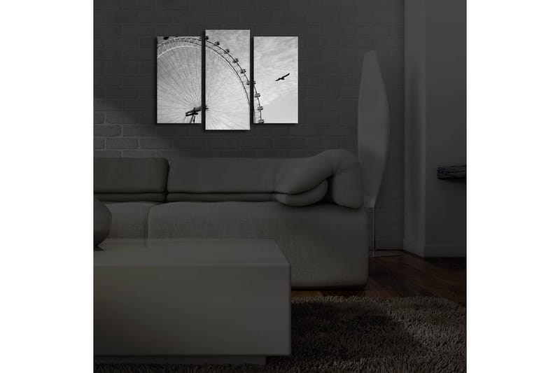 Koristeellinen Led Valaistu Canvas Taulu (3 kpl) - Sisustustuotteet - Taulu & taide - Canvas-taulu