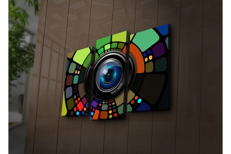 Koristeellinen Led Valaistu Canvas Taulu (3 kpl) - Sisustustuotteet - Taulu & taide - Canvas-taulu