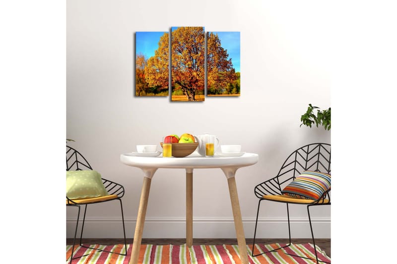 Koristeellinen Led Valaistu Canvas Taulu (3 kpl) - Sisustustuotteet - Taulu & taide - Canvas-taulu