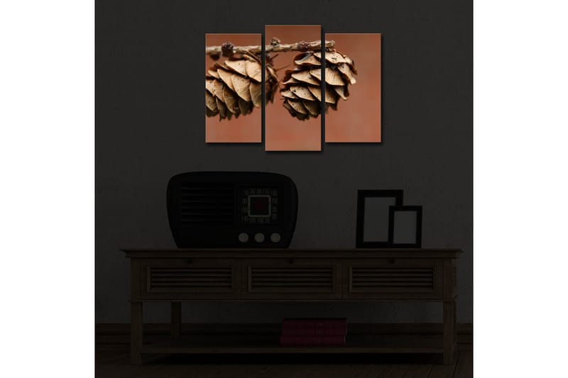 Koristeellinen Led Valaistu Canvas Taulu (3 kpl) - Sisustustuotteet - Taulu & taide - Canvas-taulu