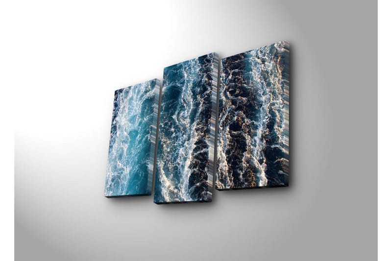 Koristeellinen Led Valaistu Canvas Taulu (3 kpl) - Sisustustuotteet - Taulu & taide - Canvas-taulu