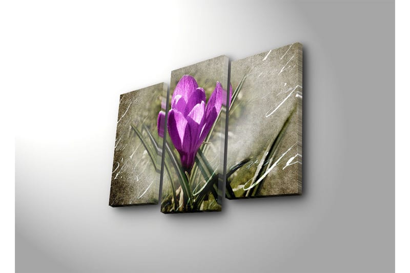 Koristeellinen Led Valaistu Canvas Taulu (3 kpl) - Sisustustuotteet - Taulu & taide - Canvas-taulu