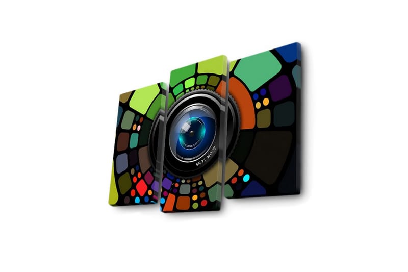 Koristeellinen Led Valaistu Canvas Taulu (3 kpl) - Sisustustuotteet - Taulu & taide - Canvas-taulu