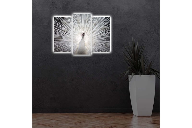 Koristeellinen Led Valaistu Canvas Taulu (3 kpl) - Sisustustuotteet - Taulu & taide - Canvas-taulu