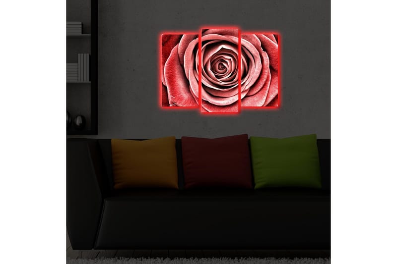Koristeellinen Led Valaistu Canvas Taulu (3 kpl) - Sisustustuotteet - Taulu & taide - Canvas-taulu