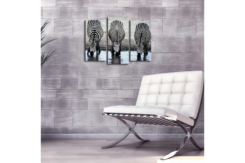 Koristeellinen Led Valaistu Canvas Taulu (3 kpl) - Sisustustuotteet - Taulu & taide - Canvas-taulu