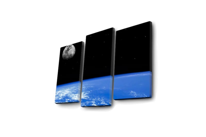Koristeellinen Led Valaistu Canvas Taulu (3 kpl) - Sisustustuotteet - Taulu & taide - Canvas-taulu