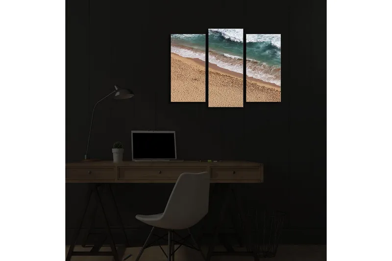 Koristeellinen Led Valaistu Canvas Taulu (3 kpl) - Sisustustuotteet - Taulu & taide - Canvas-taulu