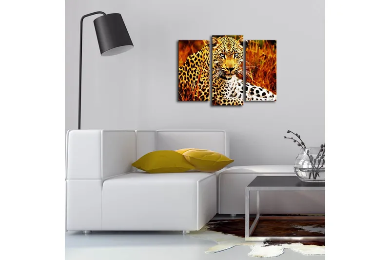 Koristeellinen Led Valaistu Canvas Taulu (3 kpl) - Sisustustuotteet - Taulu & taide - Canvas-taulu