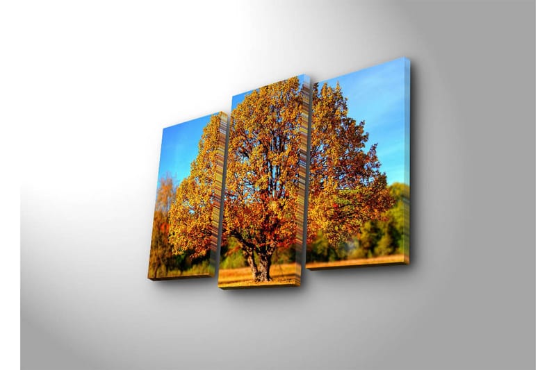 Koristeellinen Led Valaistu Canvas Taulu (3 kpl) - Sisustustuotteet - Taulu & taide - Canvas-taulu