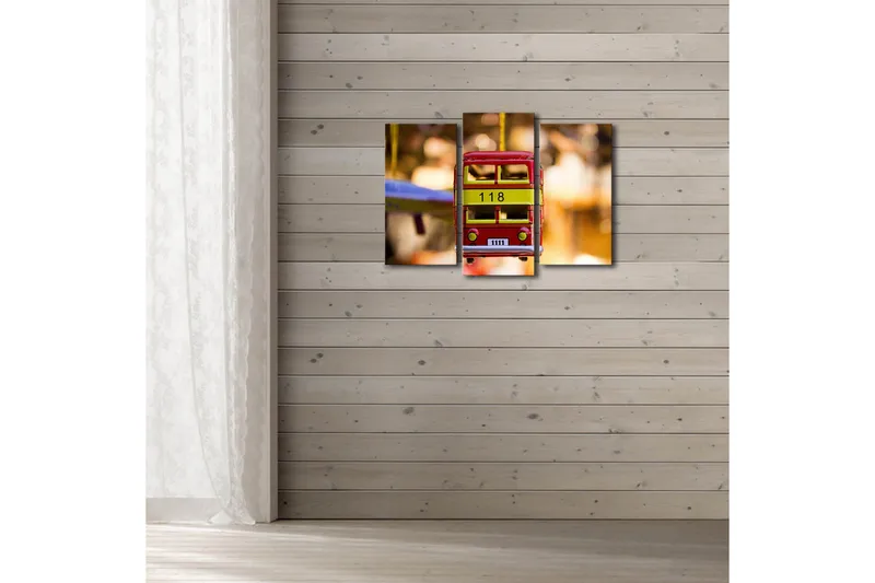 Koristeellinen Led Valaistu Canvas Taulu (3 kpl) - Sisustustuotteet - Taulu & taide - Canvas-taulu