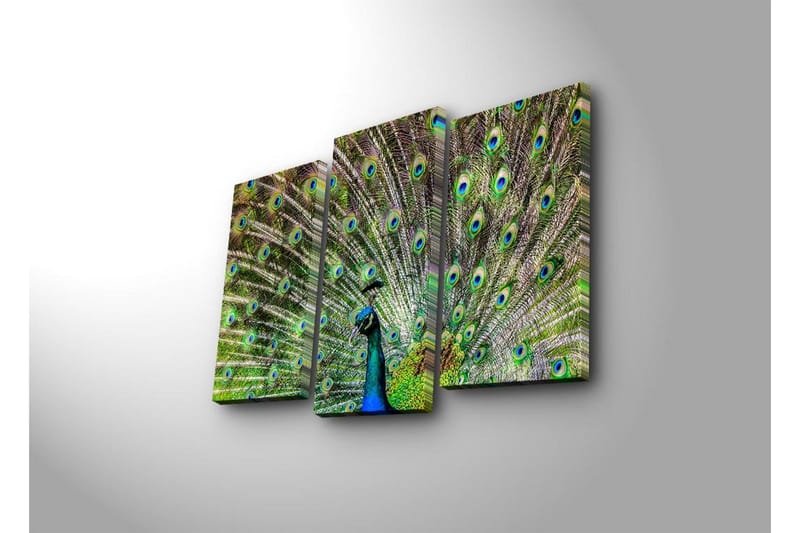 Koristeellinen Led Valaistu Canvas Taulu (3 kpl) - Sisustustuotteet - Taulu & taide - Canvas-taulu