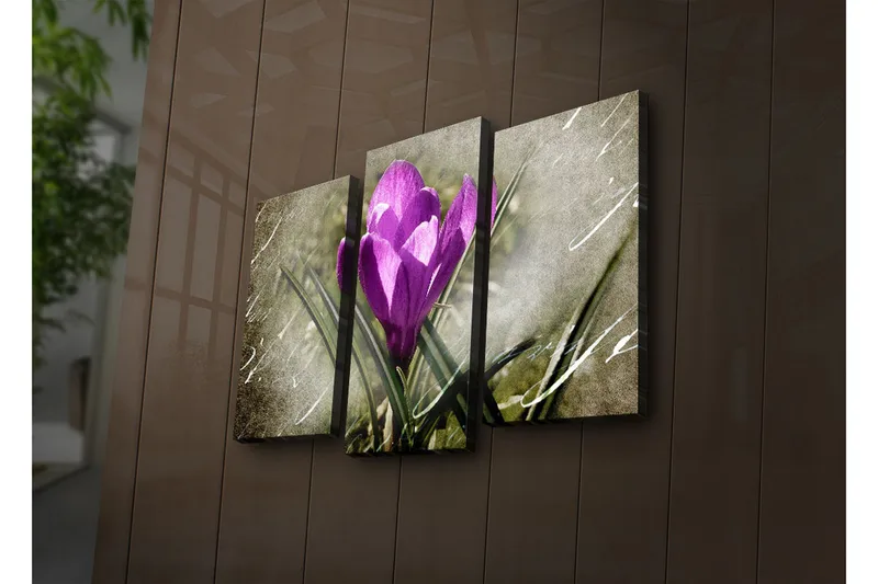 Koristeellinen Led Valaistu Canvas Taulu (3 kpl) - Sisustustuotteet - Taulu & taide - Canvas-taulu