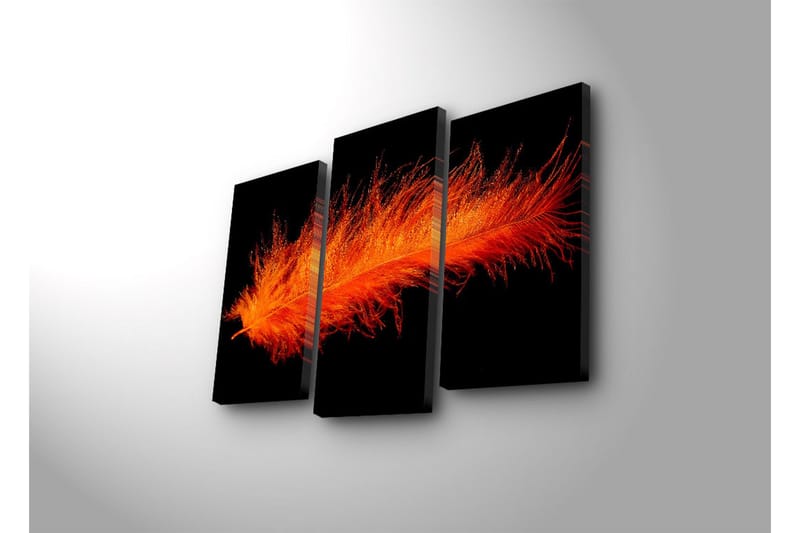 Koristeellinen Led Valaistu Canvas Taulu (3 kpl) - Sisustustuotteet - Taulu & taide - Canvas-taulu