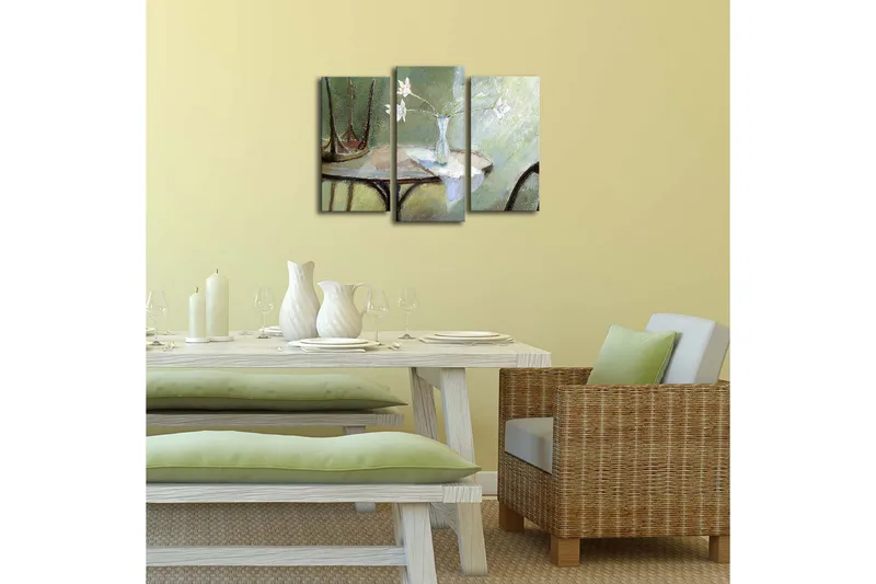 Koristeellinen Led Valaistu Canvas Taulu (3 kpl) - Sisustustuotteet - Taulu & taide - Canvas-taulu