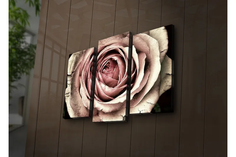 Koristeellinen Led Valaistu Canvas Taulu (3 kpl) - Sisustustuotteet - Taulu & taide - Canvas-taulu