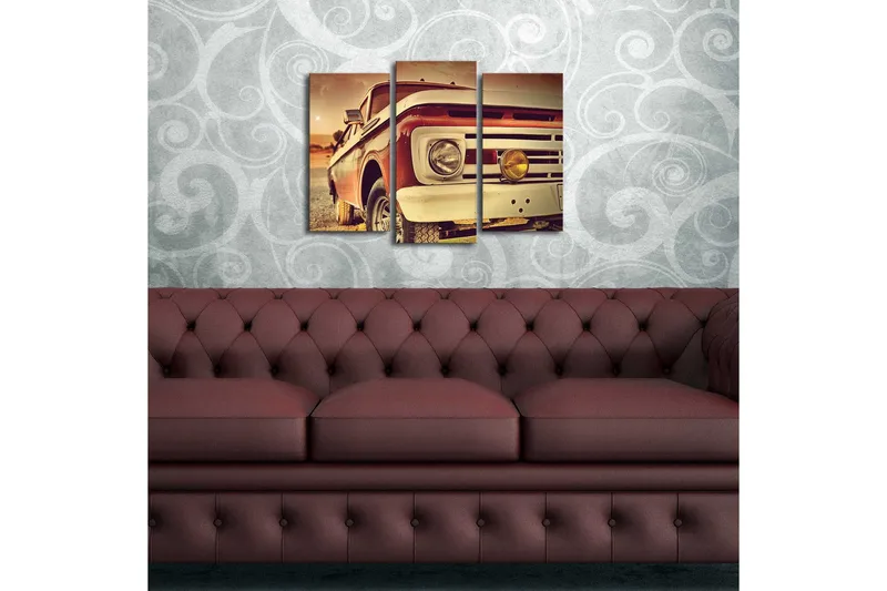 Koristeellinen Led Valaistu Canvas Taulu (3 kpl) - Sisustustuotteet - Taulu & taide - Canvas-taulu