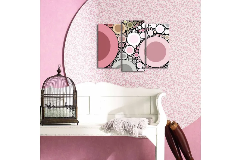 Koristeellinen Led Valaistu Canvas Taulu (3 kpl) - Sisustustuotteet - Taulu & taide - Canvas-taulu