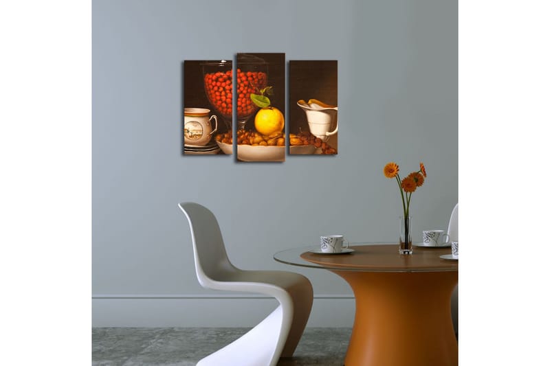 Koristeellinen Led Valaistu Canvas Taulu (3 kpl) - Sisustustuotteet - Taulu & taide - Canvas-taulu