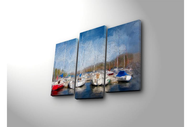 Koristeellinen Led Valaistu Canvas Taulu (3 kpl) - Sisustustuotteet - Taulu & taide - Canvas-taulu