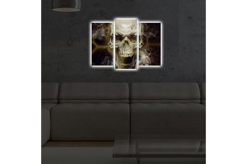 Koristeellinen Led Valaistu Canvas Taulu (3 kpl) - Sisustustuotteet - Taulu & taide - Canvas-taulu