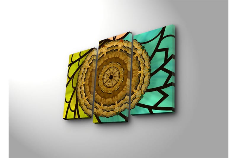 Koristeellinen Led Valaistu Canvas Taulu (3 kpl) - Sisustustuotteet - Taulu & taide - Canvas-taulu