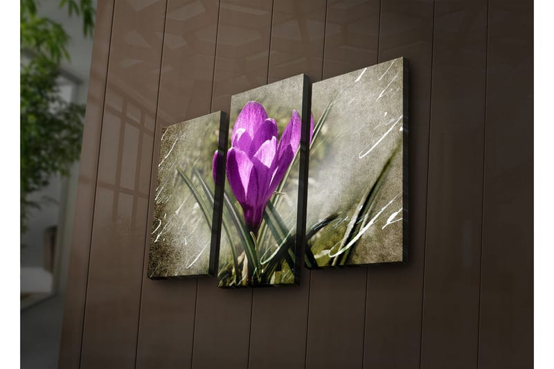 Koristeellinen Led Valaistu Canvas Taulu (3 kpl) - Sisustustuotteet - Taulu & taide - Canvas-taulu
