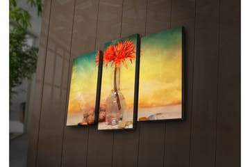Koristeellinen Led Valaistu Canvas Taulu (3 kpl) - Sisustustuotteet - Taulu & taide - Canvas-taulu