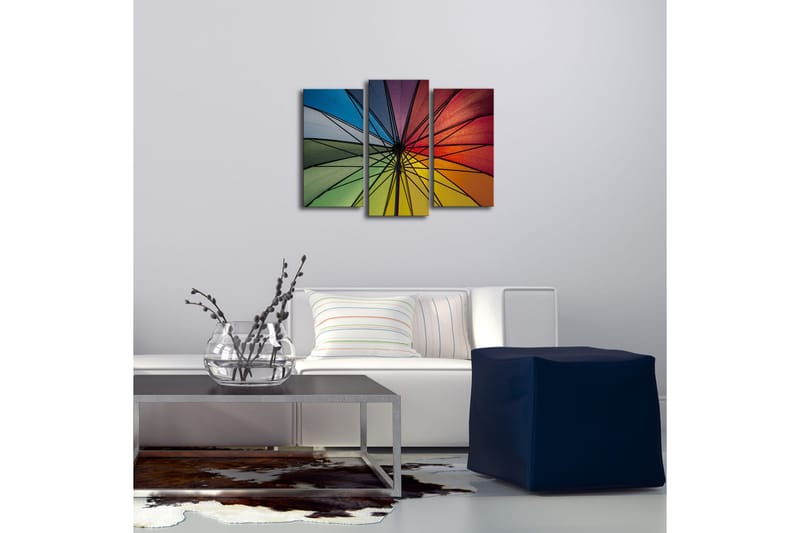 Koristeellinen Led Valaistu Canvas Taulu (3 kpl) - Sisustustuotteet - Taulu & taide - Canvas-taulu