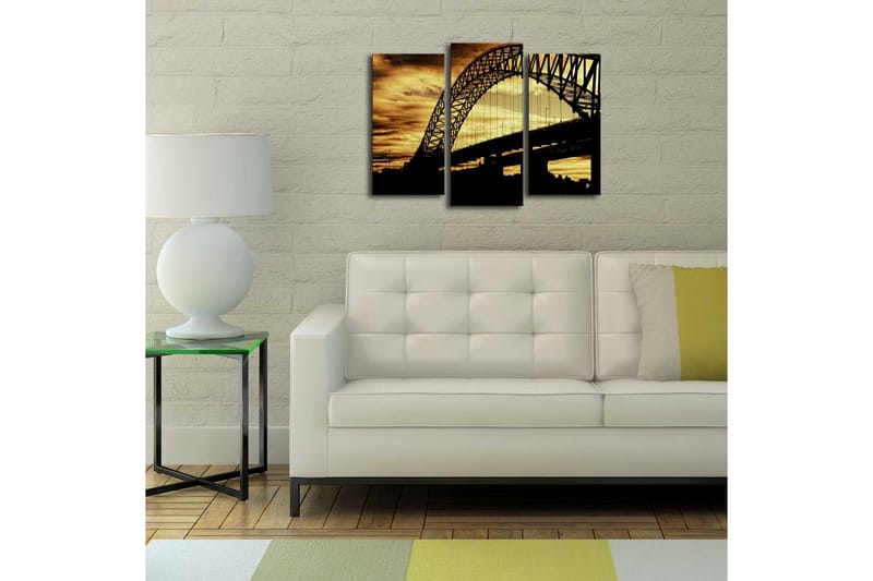 Koristeellinen Led Valaistu Canvas Taulu (3 kpl) - Sisustustuotteet - Taulu & taide - Canvas-taulu