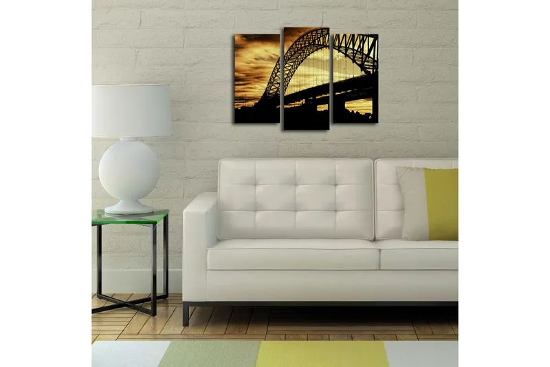 Koristeellinen Led Valaistu Canvas Taulu (3 kpl) - Sisustustuotteet - Taulu & taide - Canvas-taulu