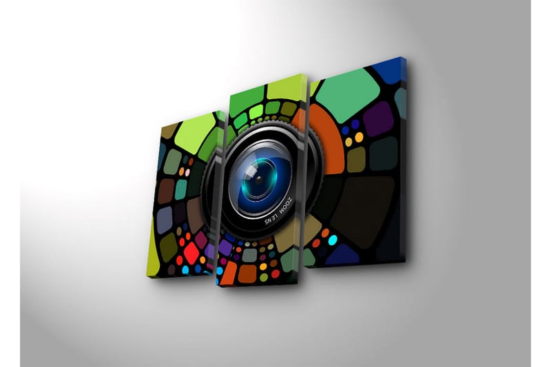 Koristeellinen Led Valaistu Canvas Taulu (3 kpl) - Sisustustuotteet - Taulu & taide - Canvas-taulu