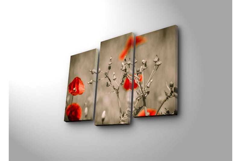 Koristeellinen Led Valaistu Canvas Taulu (3 kpl) - Sisustustuotteet - Taulu & taide - Canvas-taulu