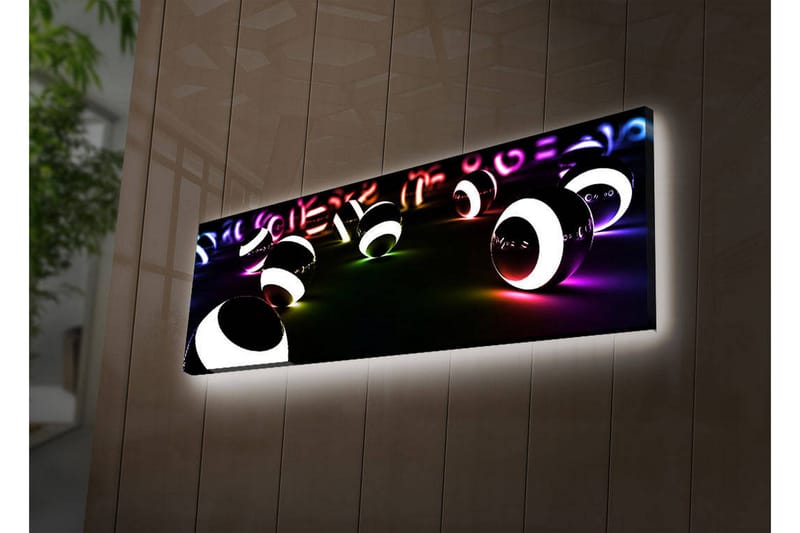 Koristeellinen Led valaistu Canvas Taulu - Sisustustuotteet - Taulu & taide - Canvas-taulu