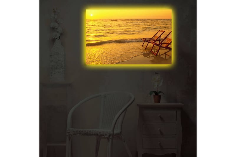 Koristeellinen Led valaistu Canvas Taulu - Sisustustuotteet - Taulu & taide - Canvas-taulu