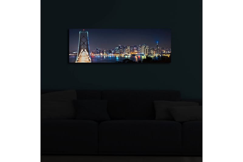 Koristeellinen Led valaistu Canvas Taulu - Sisustustuotteet - Taulu & taide - Canvas-taulu