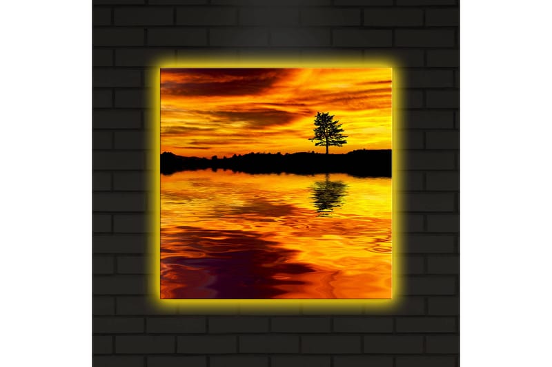 Koristeellinen Led valaistu Canvas Taulu - Sisustustuotteet - Taulu & taide - Canvas-taulu