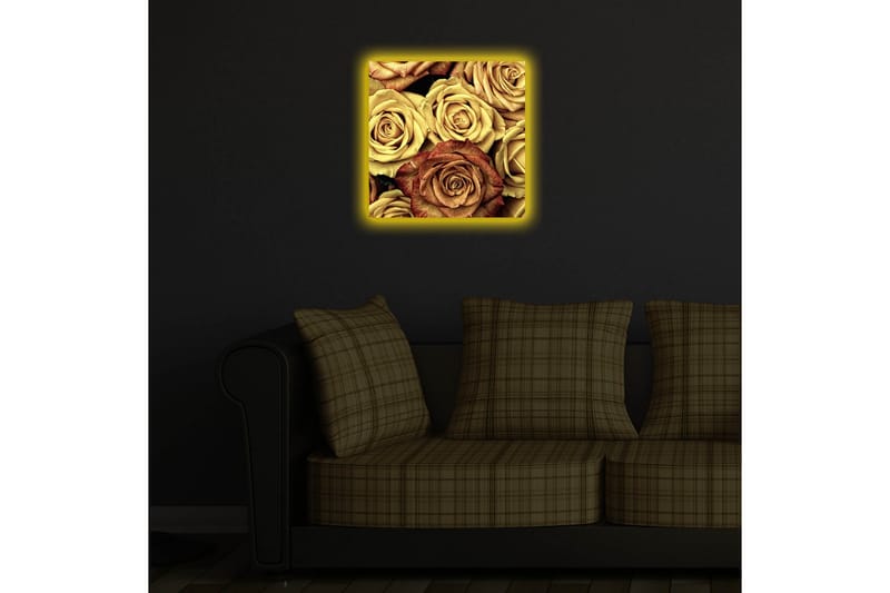 Koristeellinen Led valaistu Canvas Taulu - Sisustustuotteet - Taulu & taide - Canvas-taulu