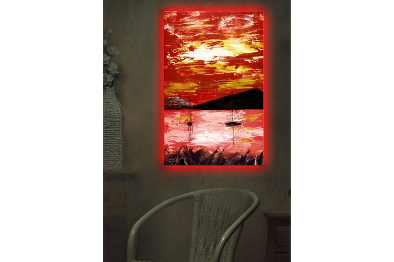 Koristeellinen Led valaistu Canvas Taulu - Sisustustuotteet - Taulu & taide - Canvas-taulu