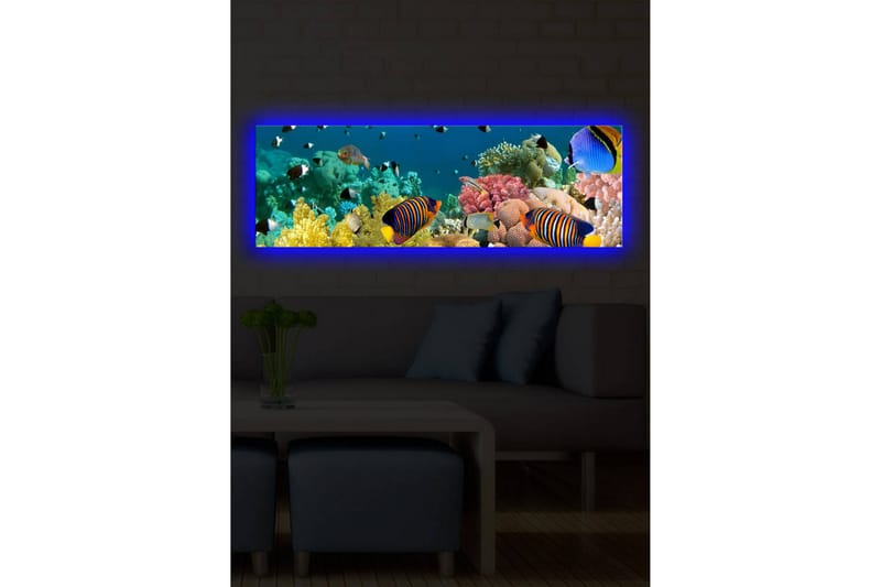 Koristeellinen Led valaistu Canvas Taulu - Sisustustuotteet - Taulu & taide - Canvas-taulu