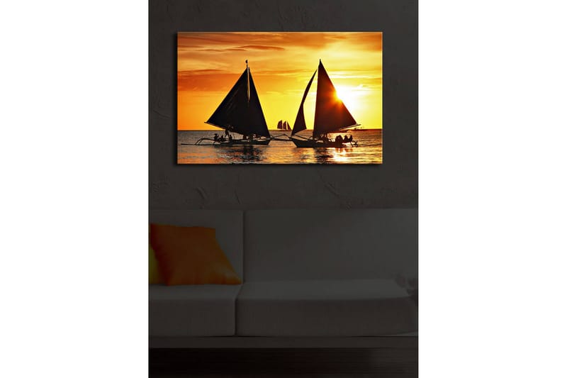 Koristeellinen Led valaistu Canvas Taulu - Sisustustuotteet - Taulu & taide - Canvas-taulu