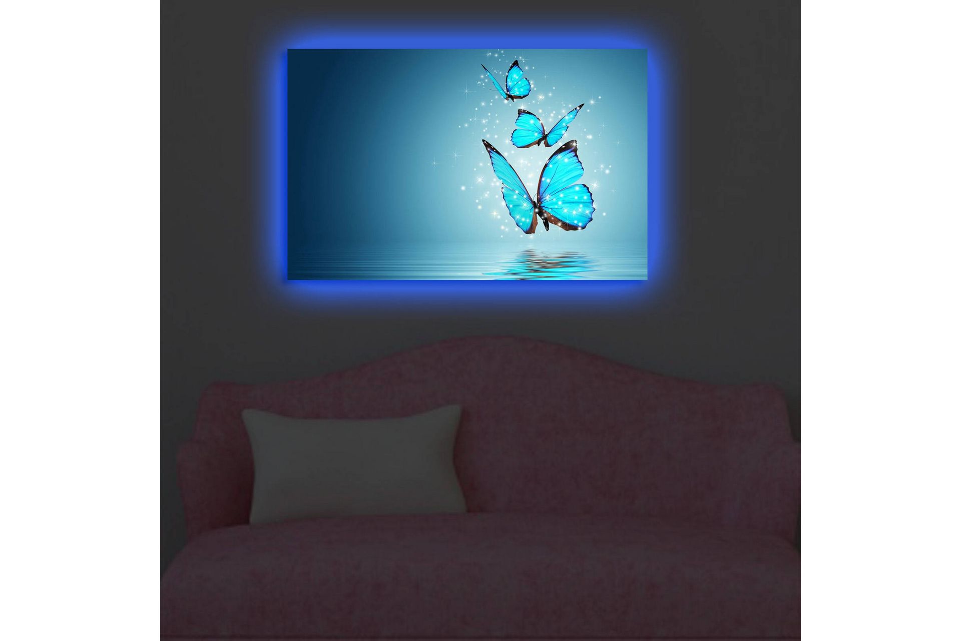 Koristeellinen Led valaistu Canvas Taulu - Sisustustuotteet - Taulu & taide - Canvas-taulu