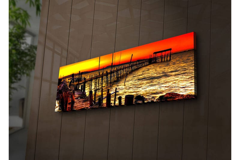 Koristeellinen Led valaistu Canvas Taulu - Sisustustuotteet - Taulu & taide - Canvas-taulu