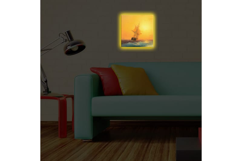 Koristeellinen Led valaistu Canvas Taulu - Sisustustuotteet - Taulu & taide - Canvas-taulu