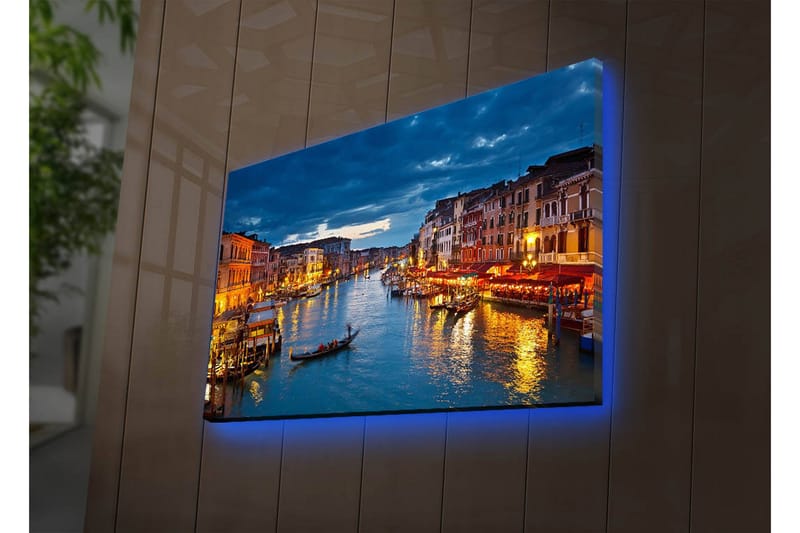 Koristeellinen Led valaistu Canvas Taulu - Sisustustuotteet - Taulu & taide - Canvas-taulu