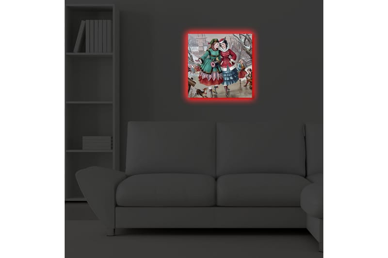 Koristeellinen Led valaistu Canvas Taulu - Sisustustuotteet - Taulu & taide - Canvas-taulu