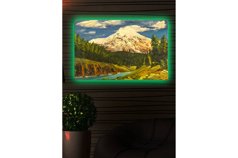 Koristeellinen Led valaistu Canvas Taulu - Sisustustuotteet - Taulu & taide - Canvas-taulu