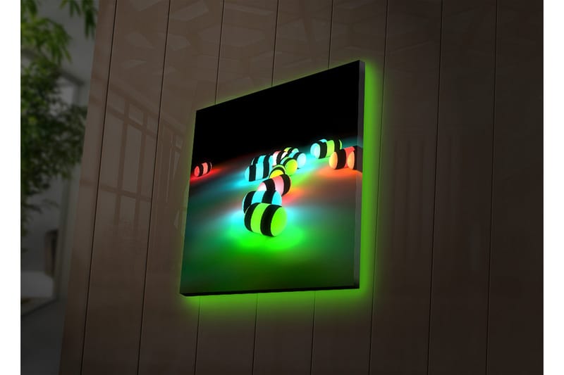 Koristeellinen Led valaistu Canvas Taulu - Sisustustuotteet - Taulu & taide - Canvas-taulu