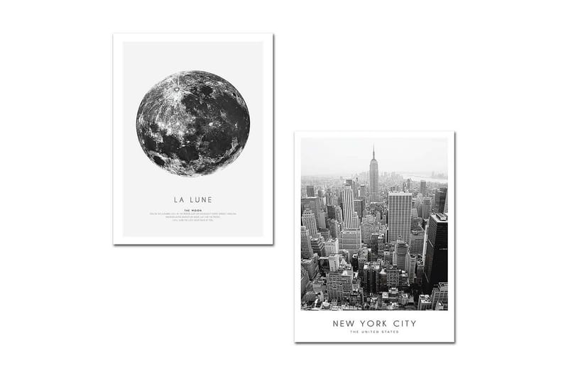 Koristeellinen MDF Maalaus (2 kpl) - Sisustustuotteet - Taulu & taide - Canvas-taulu